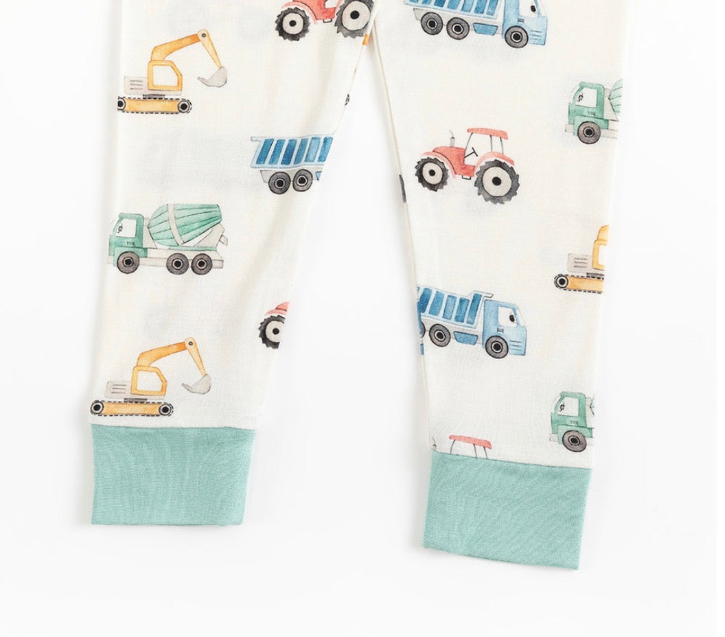 Trucks + Tractors Bamboo Set