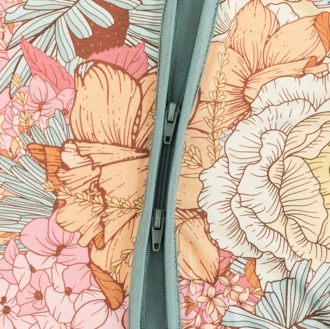 Vintage Floral Bamboo Sleeper