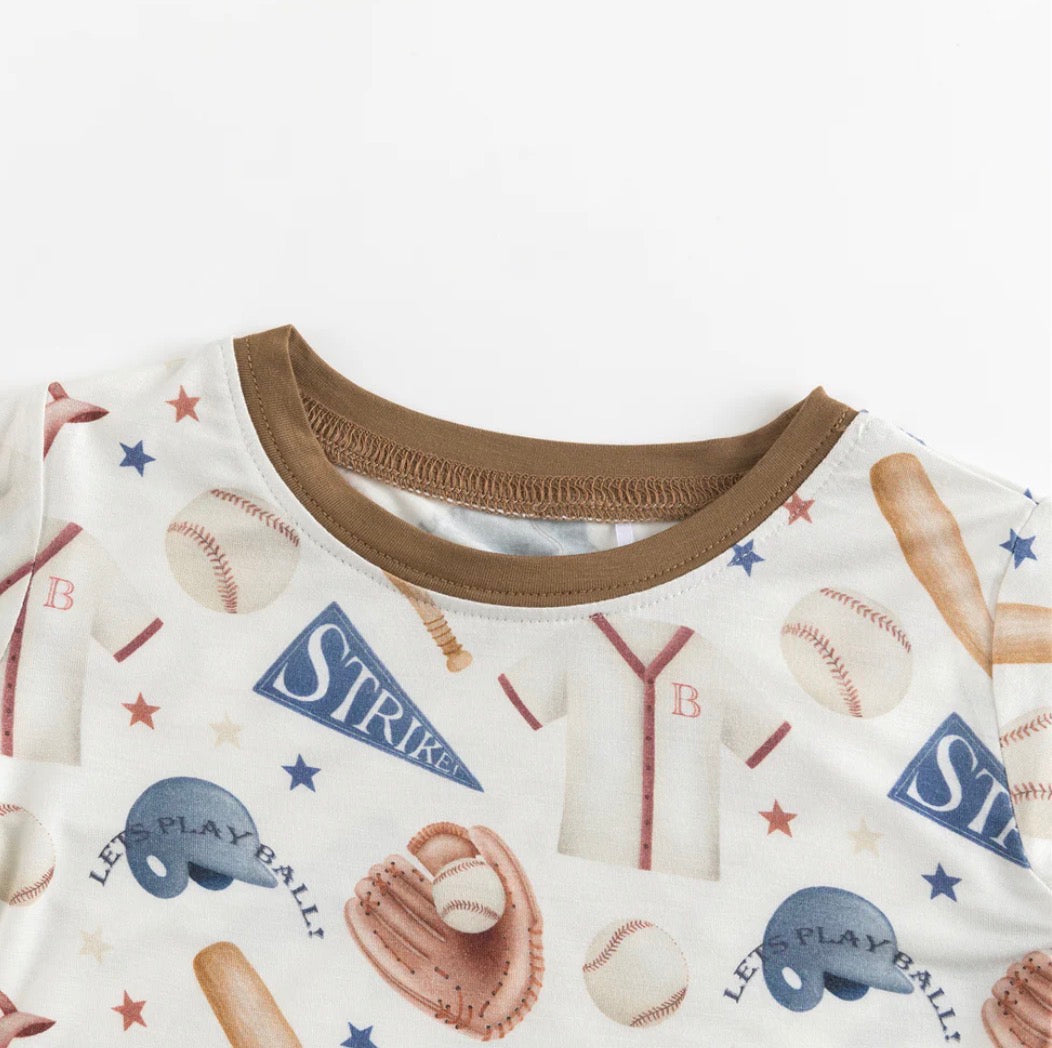 Baseball Team Pajama Set