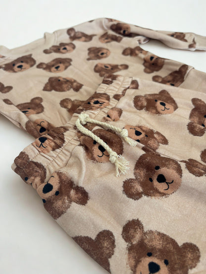 Fuzzy Bear Jogger Set