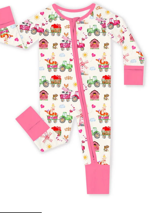 Farm of Hearts Bamboo Sleeper