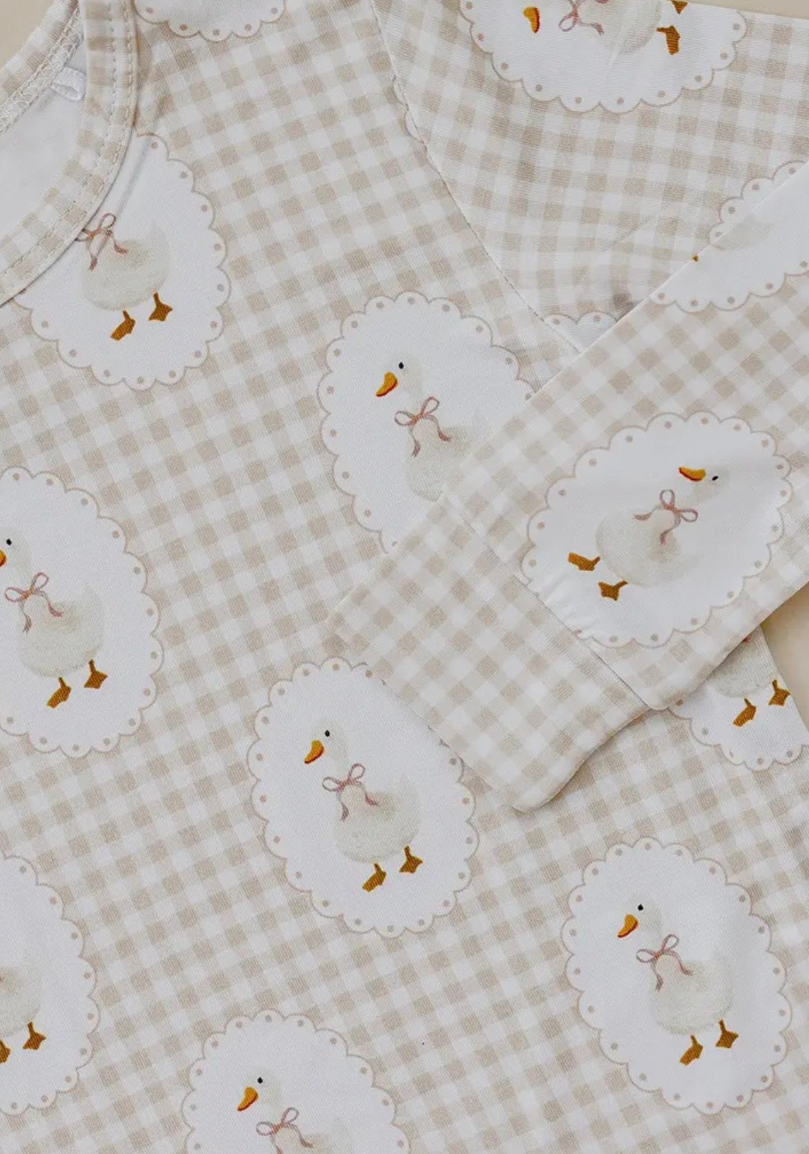 Gingham & Goose Bamboo Pajama Set