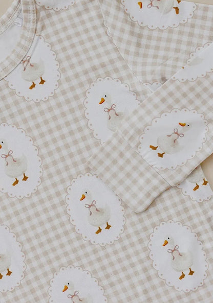 Gingham & Goose Bamboo Pajama Set