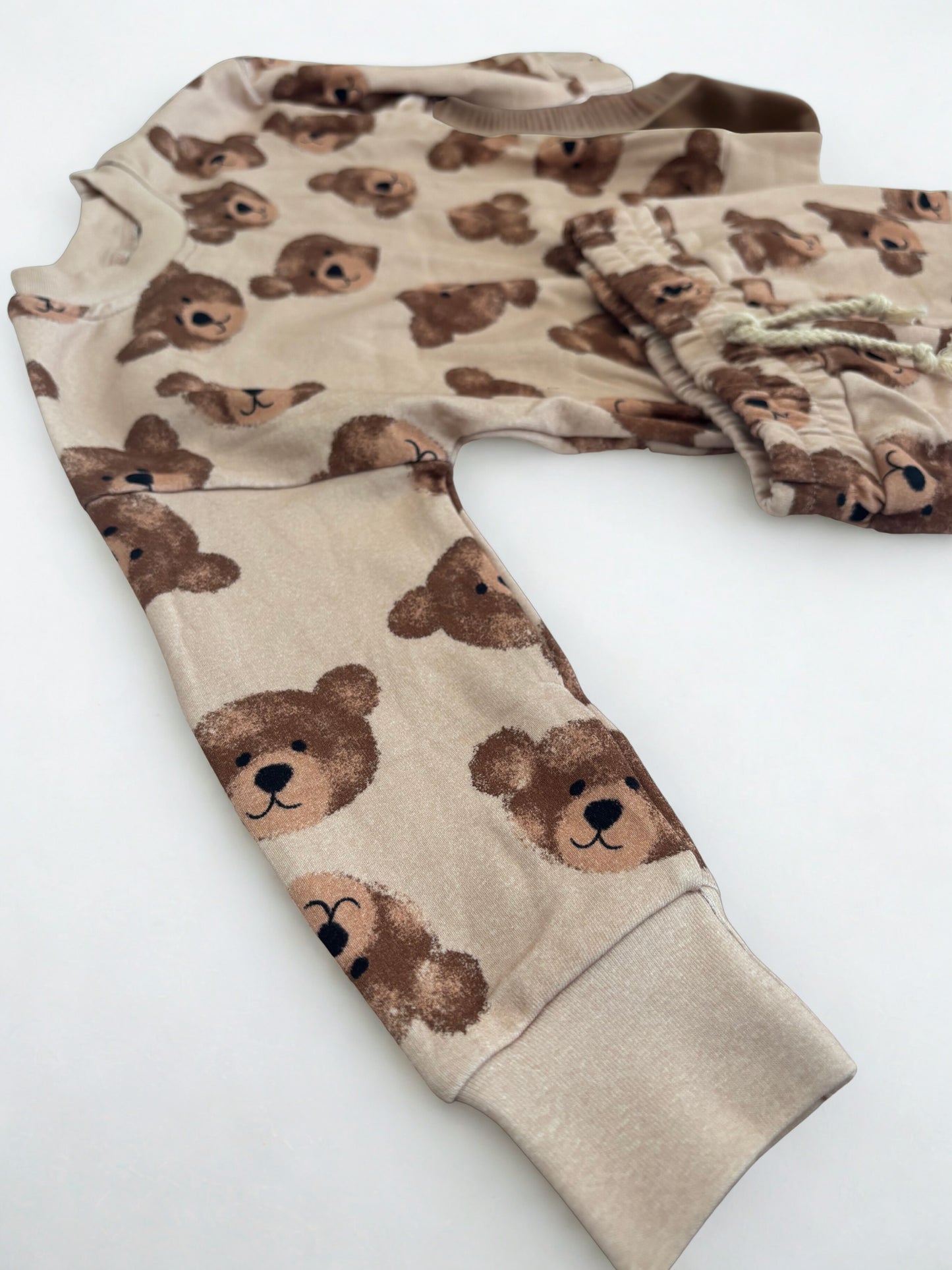 Fuzzy Bear Jogger Set