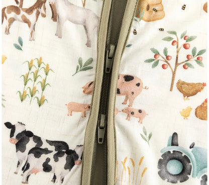 Farm Yard Sage Bamboo Sleeper