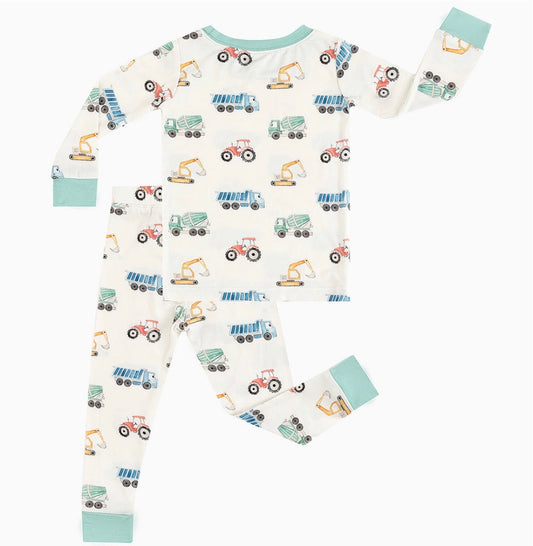 Trucks + Tractors Bamboo Set