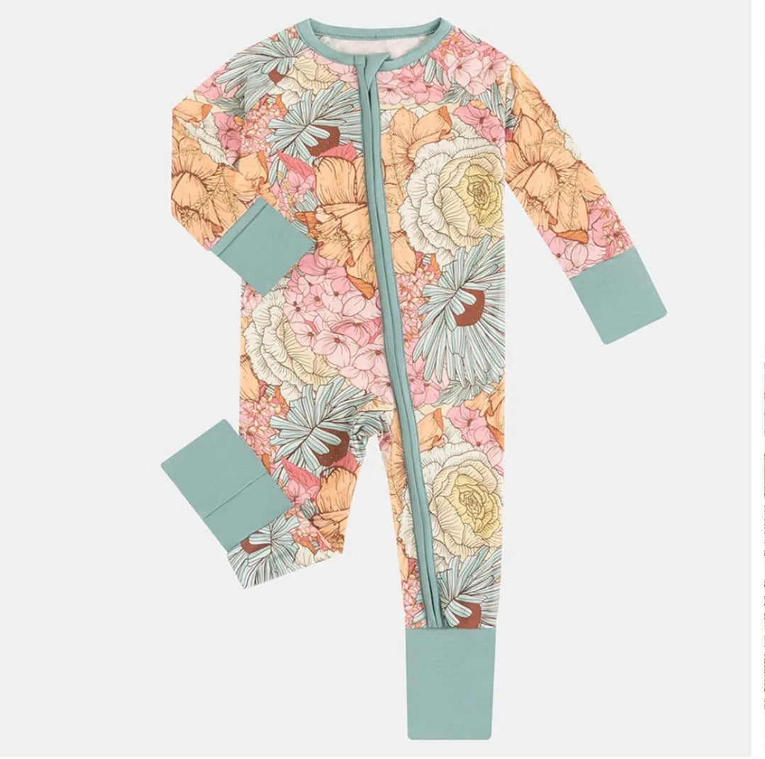 Vintage Floral Bamboo Sleeper