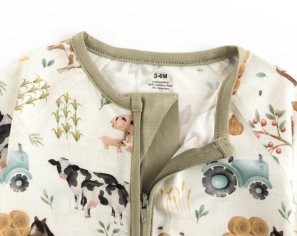 Farm Yard Sage Bamboo Sleeper