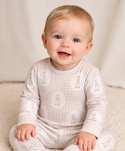 Gingham & Goose Bamboo Pajama Set