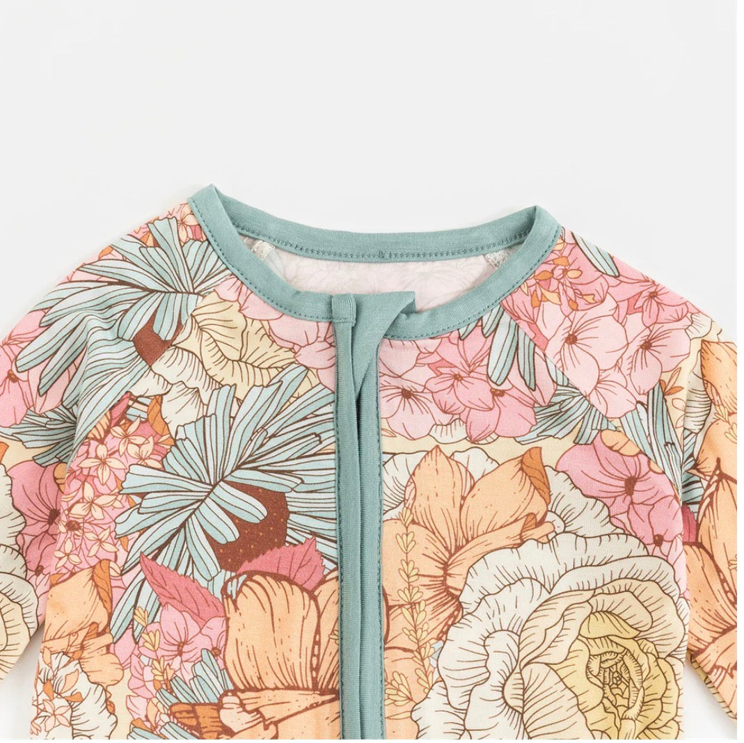 Vintage Floral Bamboo Sleeper