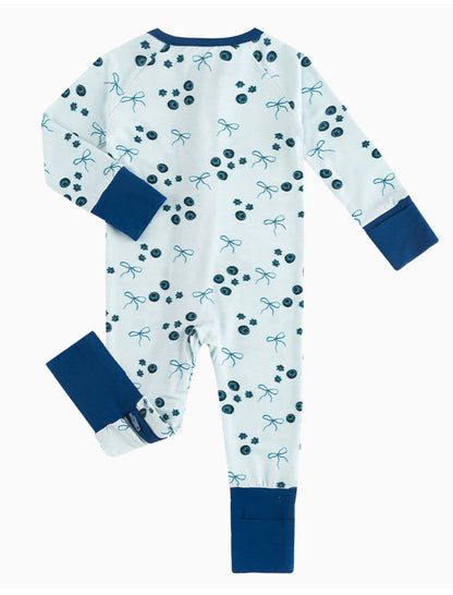 Blueberries & Bows Bamboo Sleeper